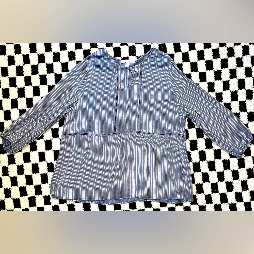 Fever Long Sleeve Peasant Top
